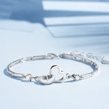 Charming Double Heart Love Bracelet